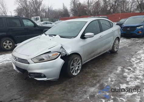 2013 Dodge Dart Limited из США, поврежденный, VIN 1C3CDFCA1DD333853